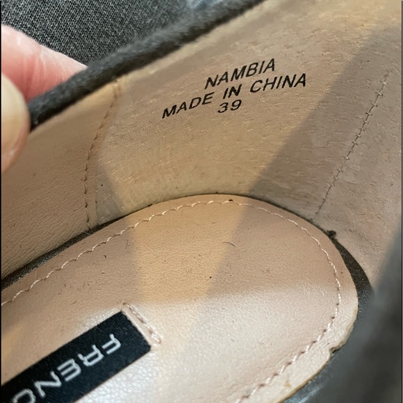 French Connection suede & leather heels - Picture 2 of 9